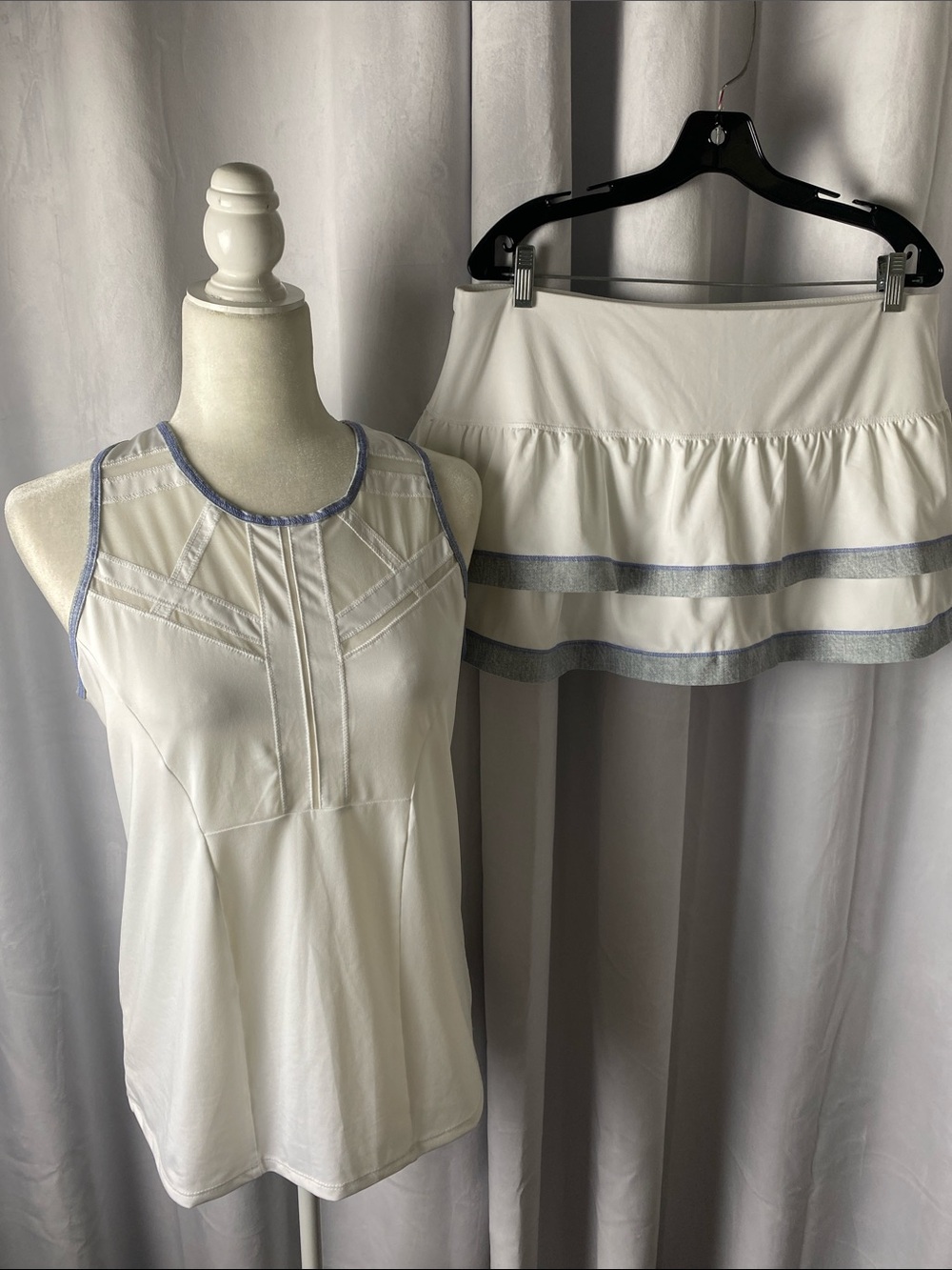 LUCKY IN LOVE 2 piece tennis outfit.
